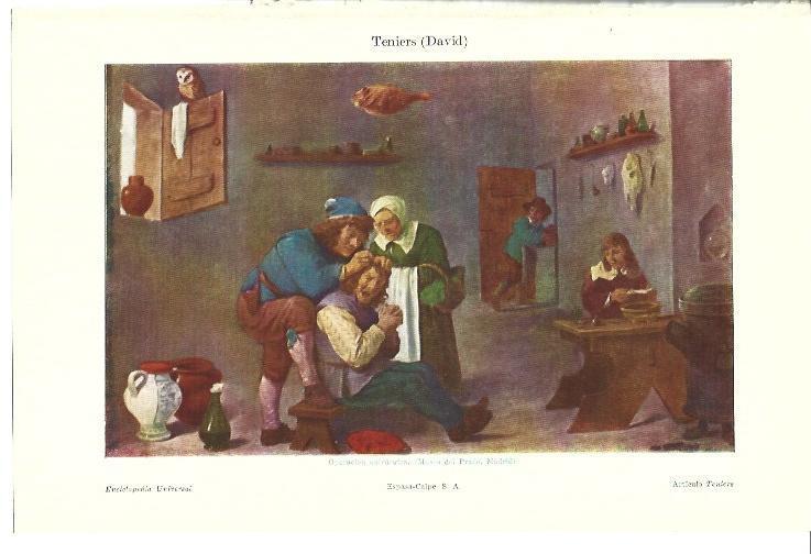 LAMINA ESPASA 40207: Operación quirurgica, por David Teniers