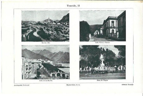 LAMINA ESPASA 40206: Calles de Tenerife