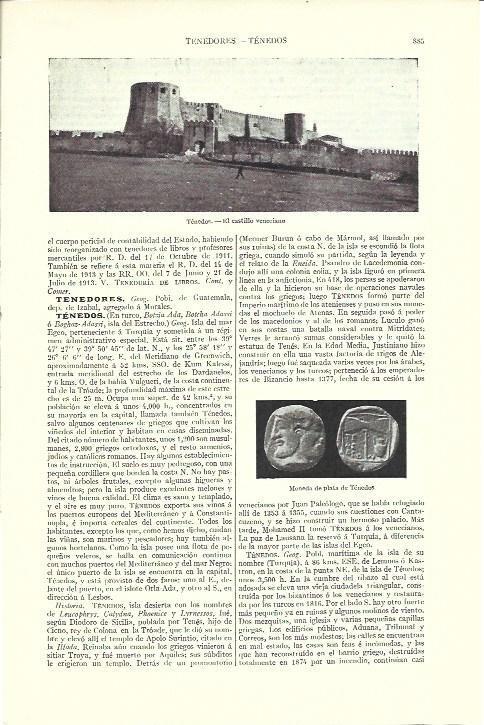 LAMINA ESPASA 40203: Castillo de Tenedos, Turquia