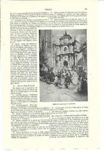 LAMINA ESPASA 40199: Salida del templo, por V. de Paredes
