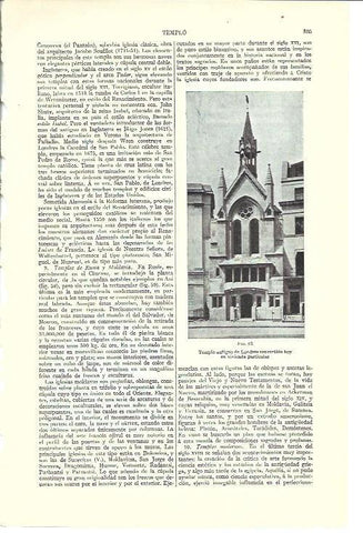 LAMINA ESPASA 40192: Templo antiguo de Londres