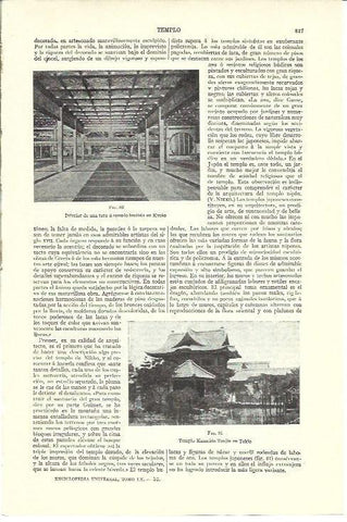 LAMINA ESPASA 40198: Templo Kameido en Tokio