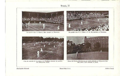 LAMINA ESPASA 40217: Torneos de tenis
