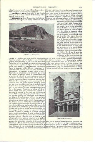LAMINA ESPASA 40248: Vista parcial de Terracina, Italia