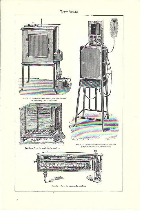 LAMINA ESPASA 40243: Tipos de termostato