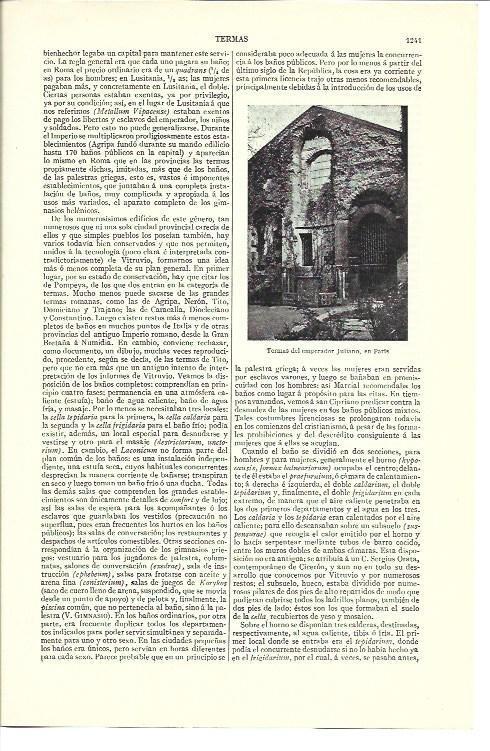 LAMINA ESPASA 40238: Termas de Juliano en Paris