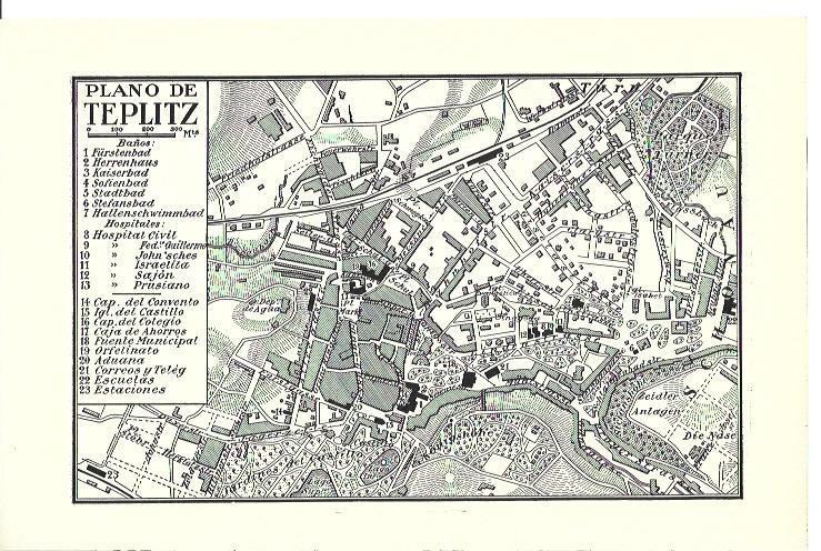 LAMINA ESPASA 40225: Plano de Teplitz