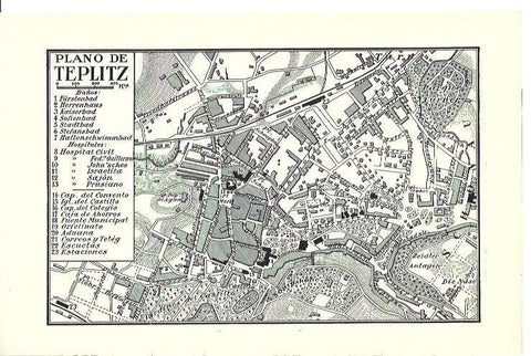 LAMINA ESPASA 40225: Plano de Teplitz