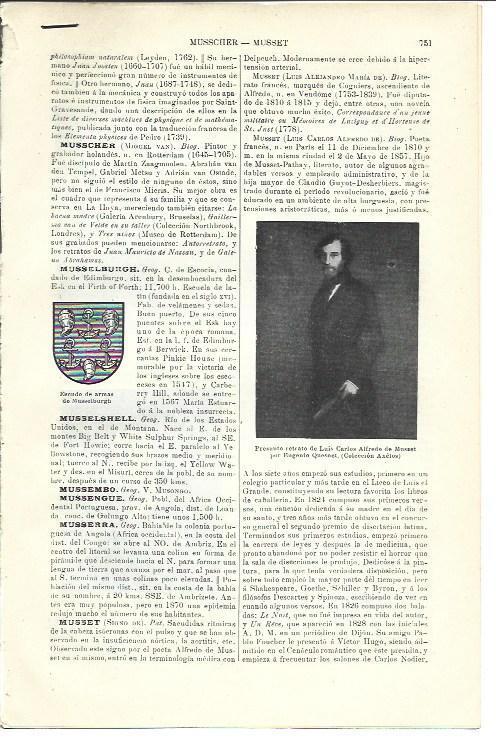 LAMINA ESPASA 40043: Luis Carlos Alfredo de Musset