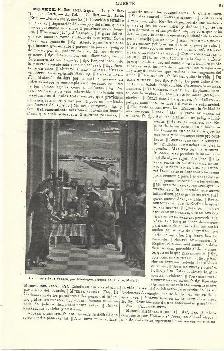 LAMINA ESPASA 39865: La muerte de la Virgen, por Mantegna