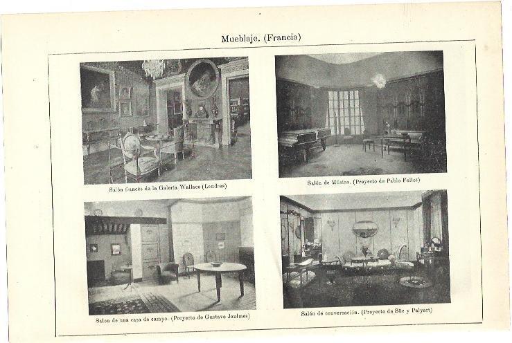 LAMINA ESPASA 39847: Proyectos de decoracion en salones de Francia