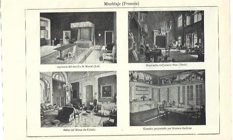 LAMINA ESPASA 39845: Muebles de Francia