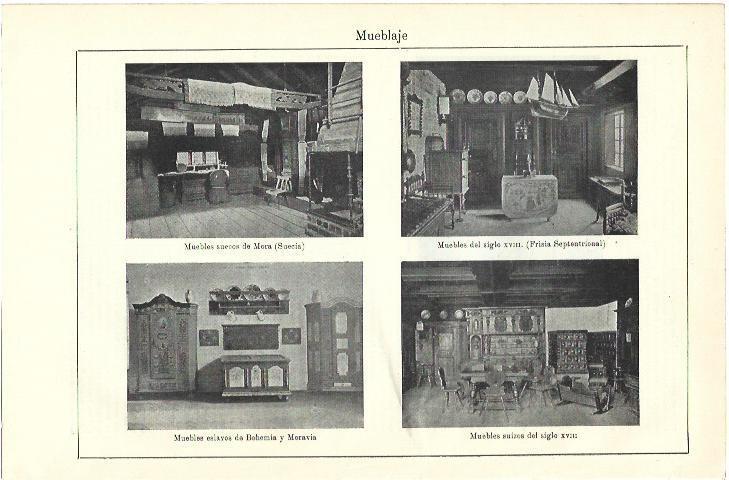 LAMINA ESPASA 39844: Muebles de Suiza, Bohemia y Prusia