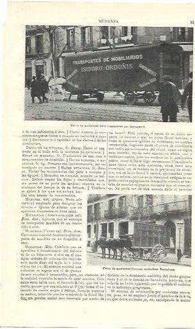 LAMINA ESPASA 39843: Carros de mudanzas 