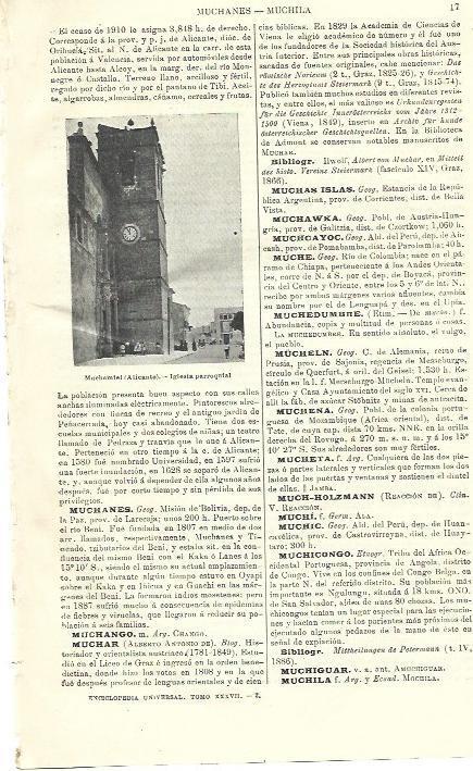 LAMINA ESPASA 39841: Iglesia de Muchamiel, Alicante