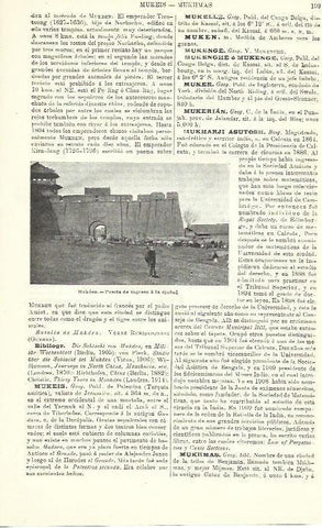 LAMINA ESPASA 39897: Puerta de la muralla de Mukden