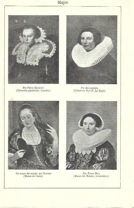 LAMINA ESPASA 39892: Retratos de mujer por Morealse, Ravensteyn, Rubens y Hals