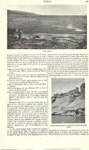 LAMINA ESPASA 39878: Vistas del Mar Muerto