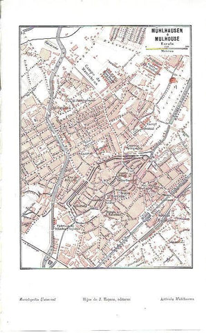 LAMINA ESPASA 39883: Plano de Mulhhausen