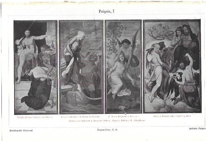 LAMINA ESPASA 39838: Frescos de Psiquis en el Palacio Rudigsdorf
