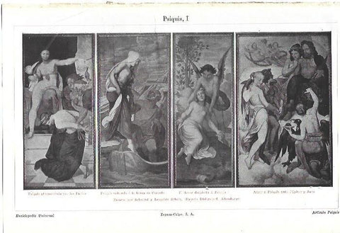 LAMINA ESPASA 39838: Frescos de Psiquis en el Palacio Rudigsdorf