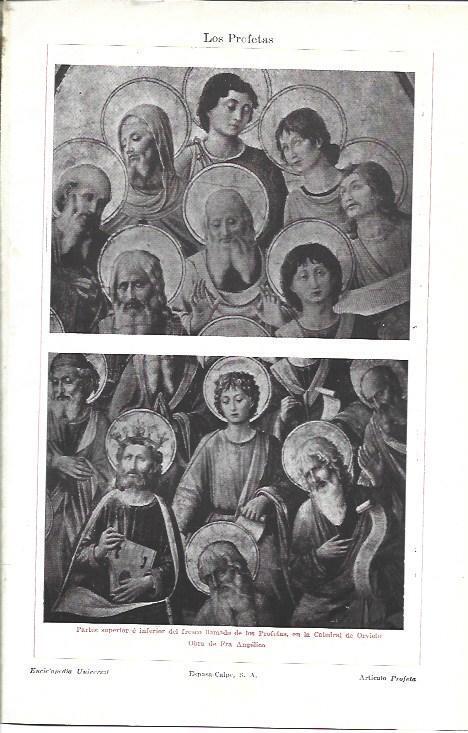 LAMINA ESPASA 39791: Fresco de los Profetas de la Catedral de Oviedo