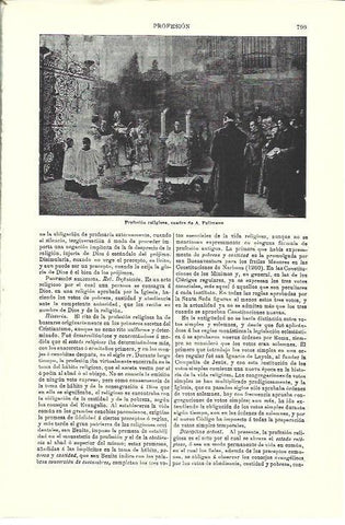 LAMINA ESPASA 39789: Procesion religiosa, por Fellmann