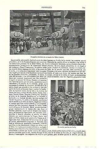 LAMINA ESPASA 39775: Procesion en el templo de Tokio