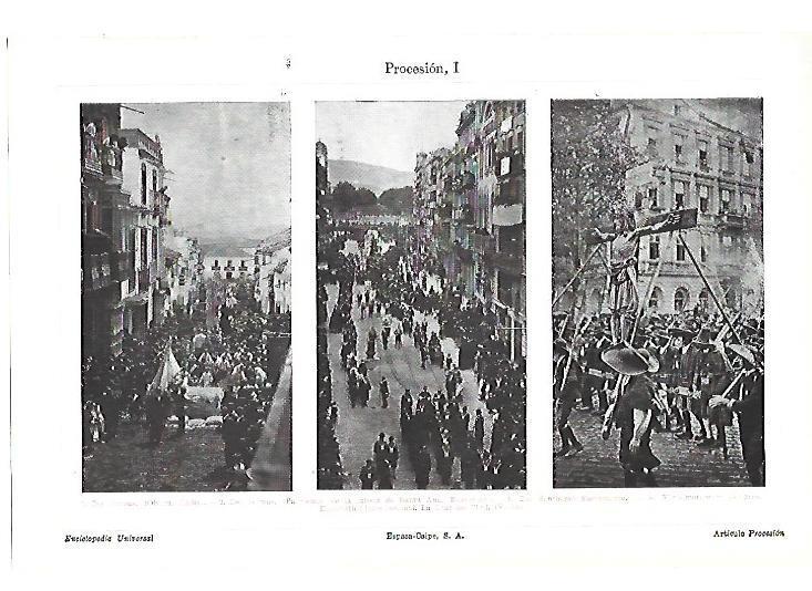 LAMINA ESPASA 39772: Procesion del Corpus