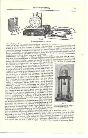 LAMINA ESPASA 39830: Cronometro electrico de Arsonval