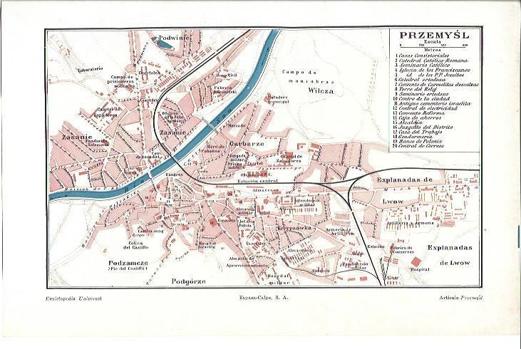 LAMINA ESPASA 39828: Plano de Przemysl