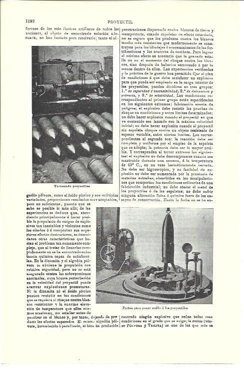 LAMINA ESPASA 39822: Torno de proyectiles
