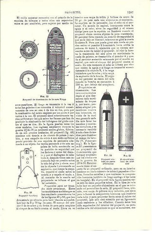 LAMINA ESPASA 39821: Proyectil de la casa Krupp