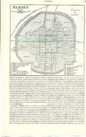 LAMINA ESPASA 40318: Plano de Mukden, China