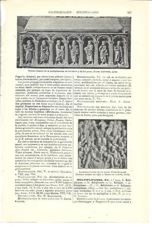 LAMINA ESPASA 39906: Tumba de la multiplicacion de los panes y los peces