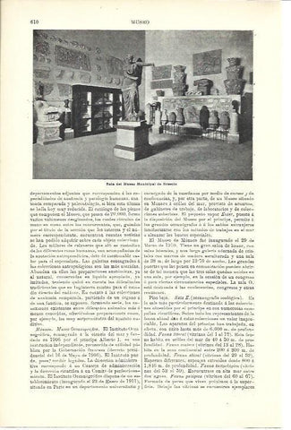 LAMINA ESPASA 40004: Sala del Museo Municipal de Brescia