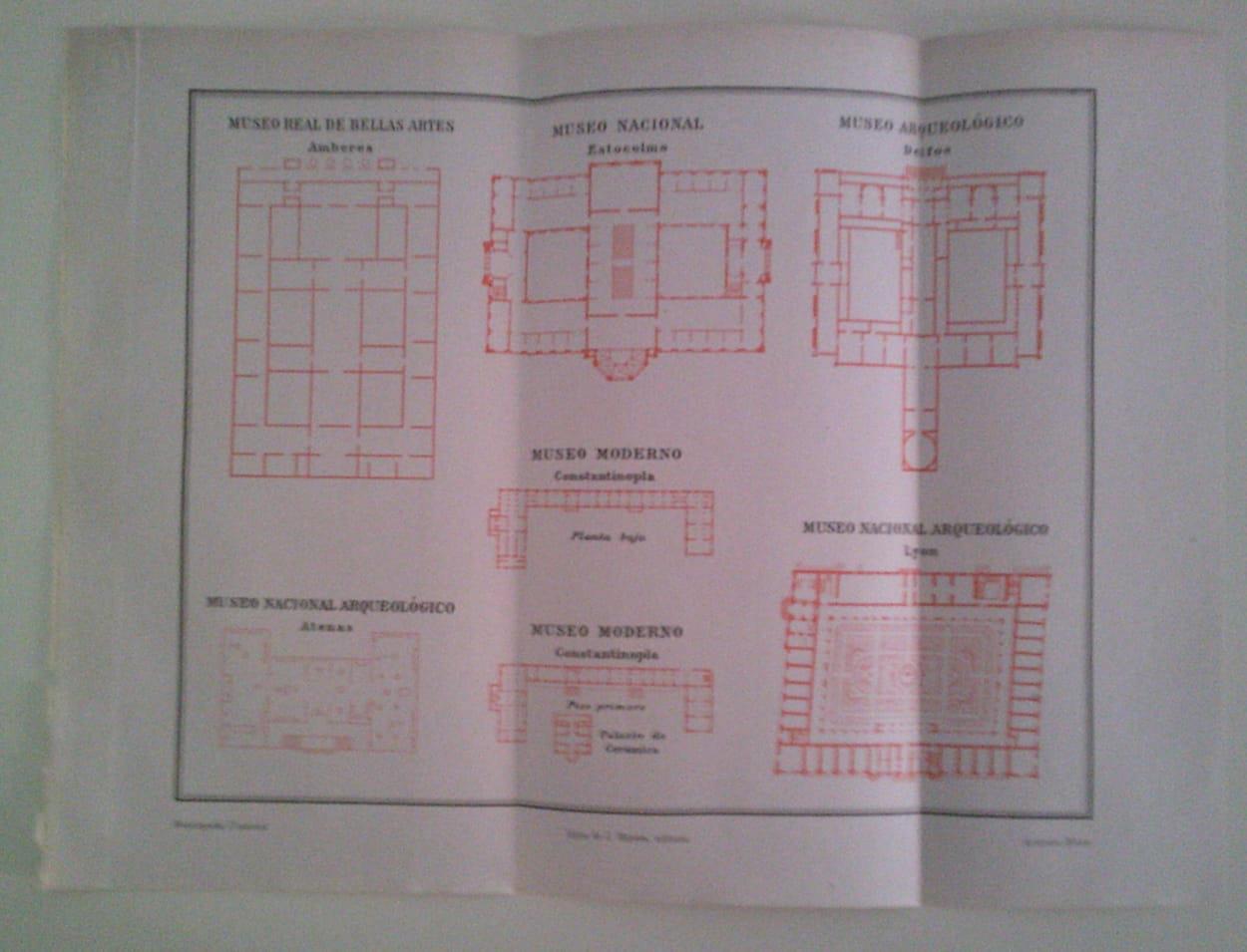 LAMINA ESPASA 40003: Planos de diferentes museos del mundo