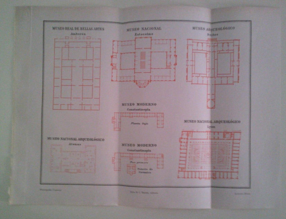 LAMINA ESPASA 40003: Planos de diferentes museos del mundo