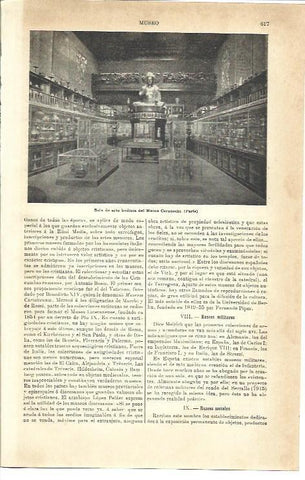 LAMINA ESPASA 40008: Sala de arte budista del Museo Cernuschi de Paris
