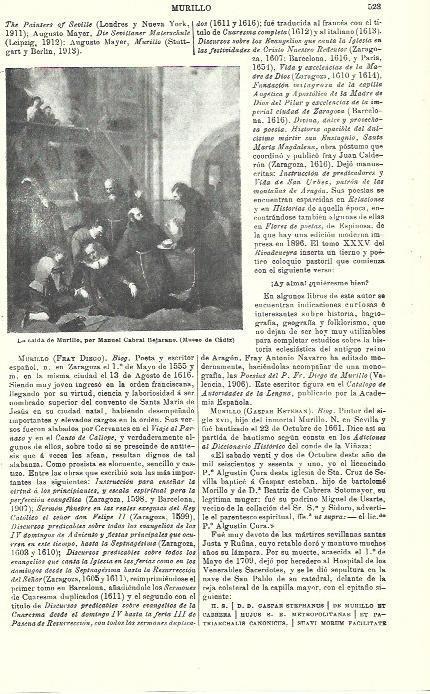 LAMINA ESPASA 39987: La caida de Murillo, por Cabral