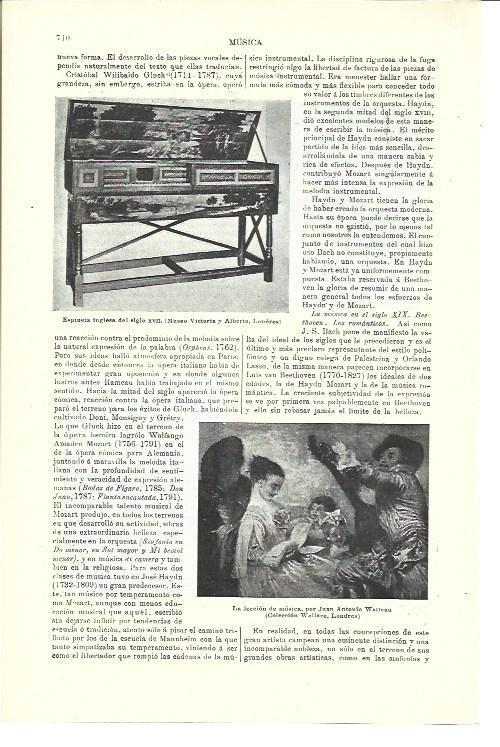 LAMINA ESPASA 40031: Espineta inglesa del siglo XVII