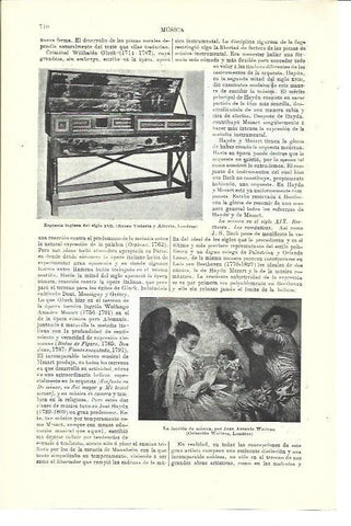 LAMINA ESPASA 40031: Espineta inglesa del siglo XVII