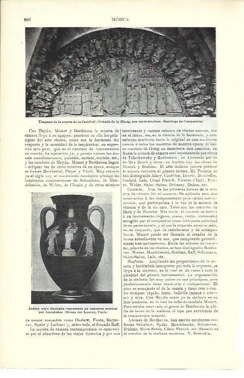 LAMINA ESPASA 40018: Timpano de la Catedral de Compostela