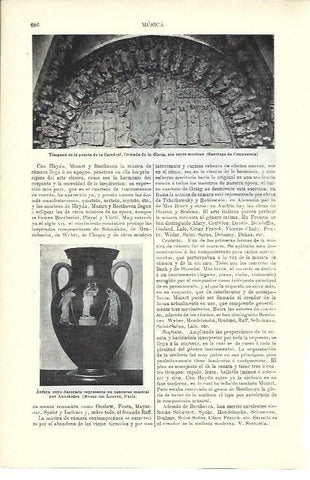 LAMINA ESPASA 40018: Timpano de la Catedral de Compostela