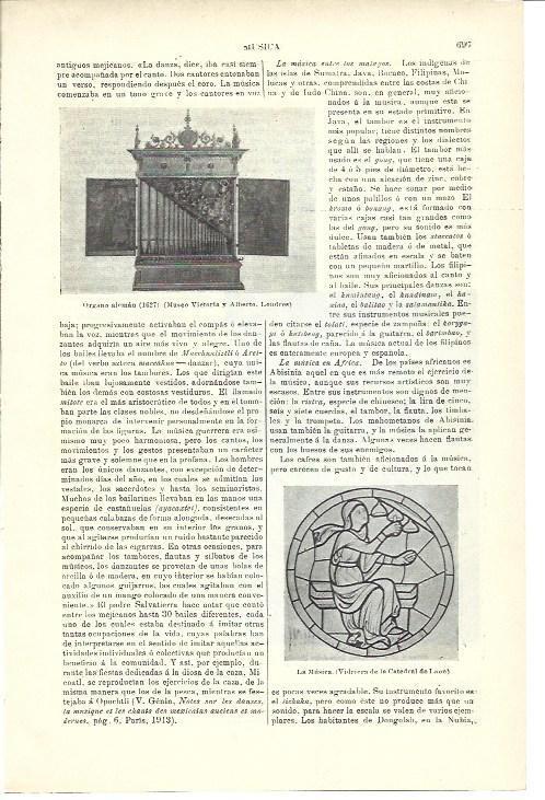 LAMINA ESPASA 40024: Organo aleman de 1627