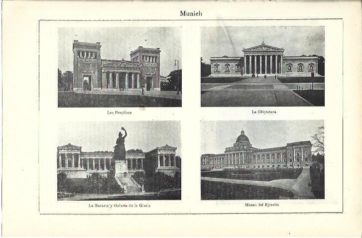 LAMINA ESPASA 39929: Edificios emblemtaticos de Munich