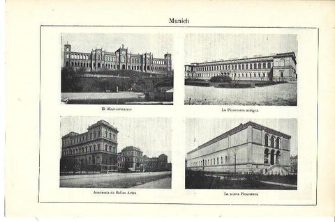LAMINA ESPASA 39928: Museos de Munich