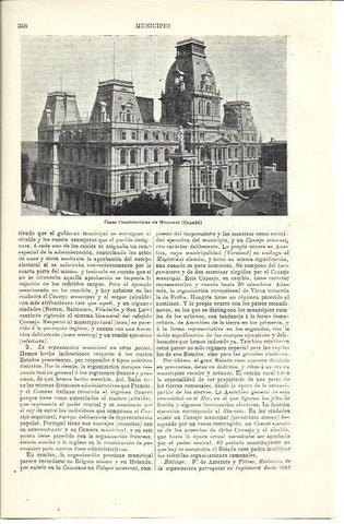 LAMINA ESPASA 39925: Ayuntamiento de Montreal, Canada
