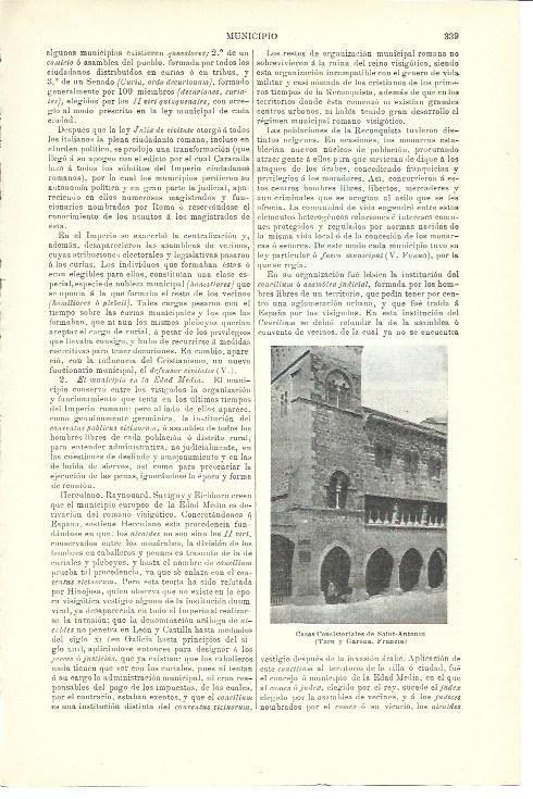 LAMINA ESPASA 39918: Ayuntamiento de Saint Antonio, Francia