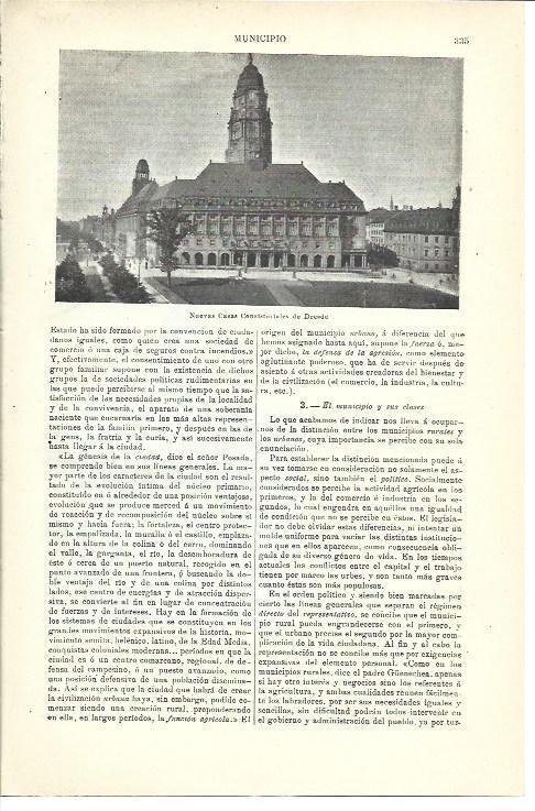 LAMINA ESPASA 39916: Nuevo Ayuntamiento de Dresde
